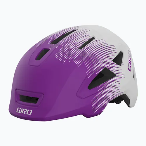 Kask rowerowy dziecięcy Giro Scamp II Jr matte purple towers