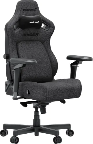Fotel Anda Seat Kaiser 4 V2 XL Gamingowy do 150kg Tkanina Ciemnoszary