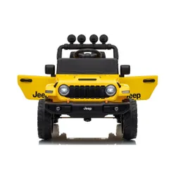 Auto Na Akumulator Jeep Rubicon 2X200W 24V Eva Skóra LED Pilot Radio MP3