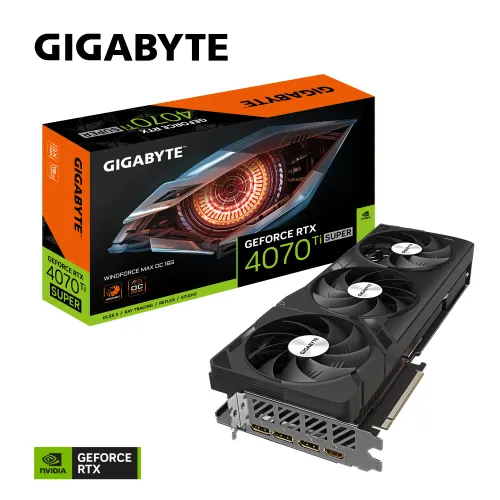 Karta graficzna Gigabyte GeForce RTX 4070 Ti Super Windforce Max OC 16GB GDDR6X 256bit DLSS 3