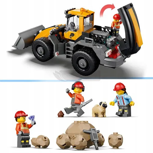 LEGO City 60494 Wywrotka i ładowarka czołowa, zestaw klocków 8+