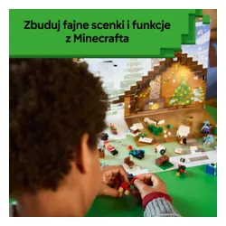 LEGO MINECRAFT 21280 KALENDARZ ADWENTOWY 2025 zestaw klocków dla dzieci 7+