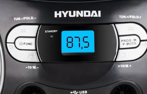 Radioodtwarzacz Hyundai TRC 533 AU3BS Czarno-srebrny