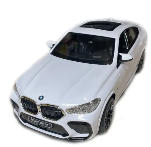 Zdalnie sterowany samochód COIL auto RC pilot BMW X6 M LED 1:14 pojazd biały