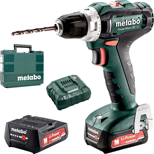 Metabo PowerMaxx BS 12 12 V 2x2 Ah Akülü Matkap