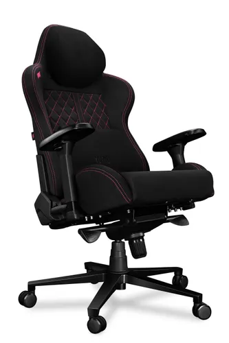 Fotel YUMISU 2050 Magnetic Czarno-różowy
