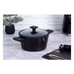 Zestaw garnek z patelnią 24cm z powłoką tytanową 4-ele BERLINGER HAUS Monaco BH-7098