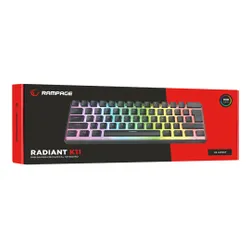 Klawiatura RAMPAGE Radiant K11 Czarny