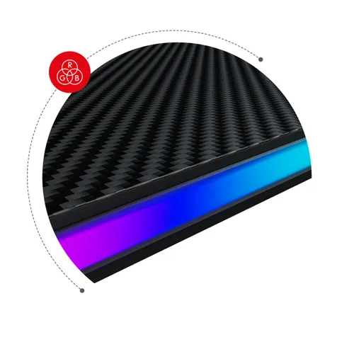 Biurko gamingowe HUZARO Hero 6.0 RGB Czarny