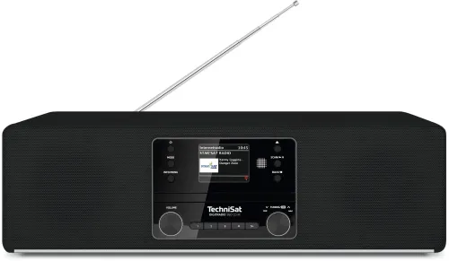 Radioodbiornik TechniSat DigitRadio 380 CD IR Radio FM DAB+ Internetowe Bluetooth Czarny