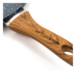 NAVA Nature 28 x 28 cm czarna - patelnia grillowa aluminiowa