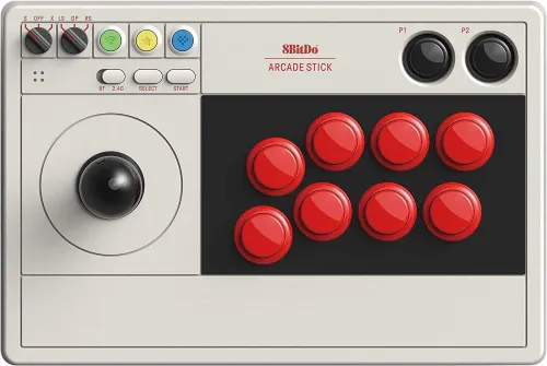 Kontroler 8BitDo Arcade Stick do PC, Nintendo Switch Bezprzewodowy/Przewodowy