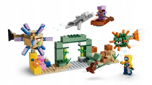 LEGO Minecraft 21598 Podwodna Przygoda 310 el. Steve Delfin