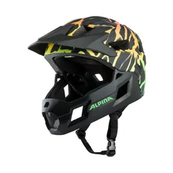 Kask rowerowy dziecięcy Alpina Rupi fading neon matt