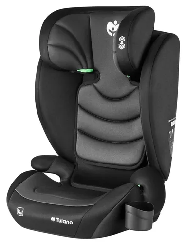 Fotelik samochodowy TULANO Joy 20 I-Size 100-150 cm (15-36 kg) Czarno-szary