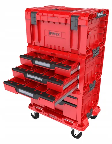 Skrzynia na narzędzia QBRICK Drawer Workshop Set 4 Pro Red Ulta HD