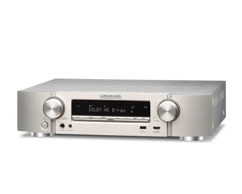 Amplituner Marantz NR1510 5.2-kanałowy Wi-Fi Bluetooth AirPlay Srebrno-złoty