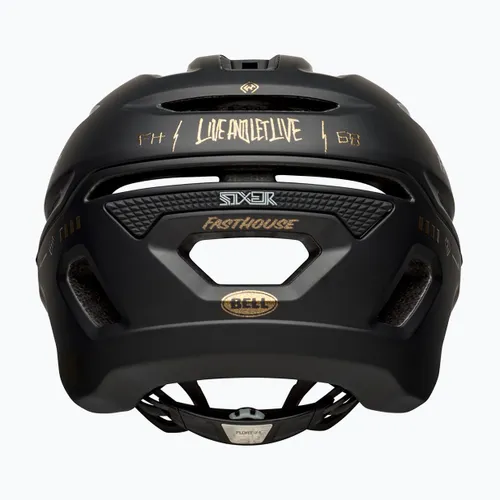 Kask rowerowy Bell Sixer Integrated MIPS fasthouse matte gloss black/gold