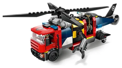 LEGO City 60462 Zestaw z helikopterem, wozem strażackim i łodzią podwodną