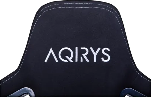 Fotel Aqirys Calypso Gamingowy do 160kg Skóra ECO Czarno-biały
