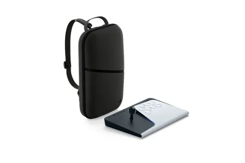 Kontroler Sony Arcade Stick FlexStrike do PS5 Bezprzewodowy Czarno-biały