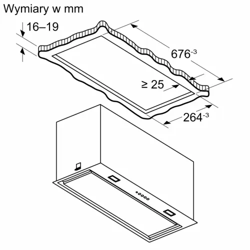 Okap Bosch DLN78PC60 Czarny