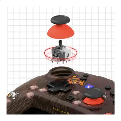 Pad Hori Wireless HORIPAD Turbo Pokemon Pixel Red do Nintendo Switch 2 Bezprzewodowy