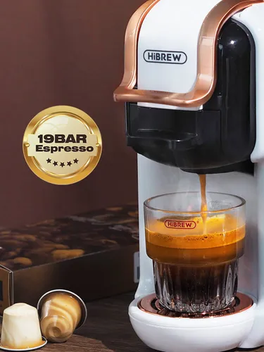 Ekspres HIBREW H2B 5w1 Biały (2 systemy kapsułek)