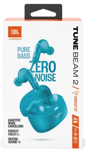 Słuchawki dokanałowe JBL Tune Beam 2 ANC Wodoodporne Niebieski
