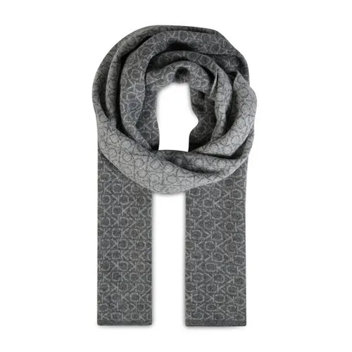 Calvin Klein CK eșarfă din lână monogramă 30X180 K50K509703 PTR