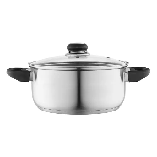 Garnek ze stali nierdzewnej z pokrywką EMILIO 3,2 l