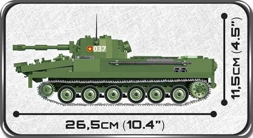 Cobı Tarihi Koleksiyonu'nun yapı Taşları Vietnam Savaşı PT - 76 yüzen Tank (2235)