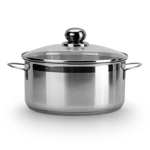 Garnek ze stali nierdzewnej z pokrywką SSW CITY 5,2 l