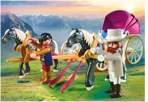 Playmobil Набор фигурок принцесс 70449 Романтическая карета