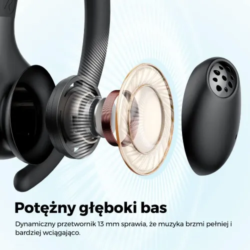 Słuchawki bezprzewodowe Soundpeats Wings2 Dokanałowe Bluetooth 5.3 Czarny