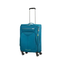 Средний расширенный чемодан American Tourister SummerFunk-teal