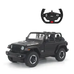 Jeep Wrangler JL R/C skala 1:14 Rastar 79400  samochód sterowany czarny