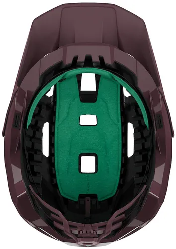 Kask rowerowy LAZER Impala KinetiCore Bordowy MTB z możliwością zamontowania lampki (rozmiar S)