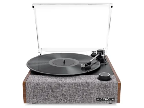 Gramofon Victrola Eastwood II VTA-74-WLN-INT Manualny Napęd paskowy Bluetooth Orzech