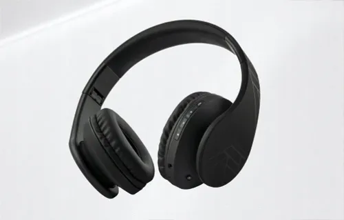 Słuchawki PowerLocus P2 bezprzewodowe Bluetooth/microSD/radio FM czarne