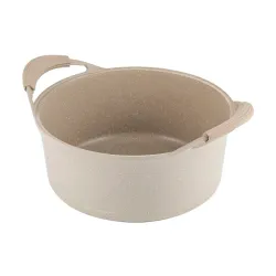 Garnek aluminiowy FLORINA Oslo 28CM 6,7L Kremowy