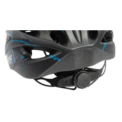 Kask rowerowy URBAN PRIME UP-HLM-EBK-BB Czarno-niebieski MTB (rozmiar L) + Magnetyczne okulary przeciwsłoneczne