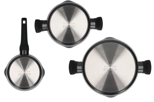 Zestaw garnków Zwieger Korra ZWS-25709 Indukcja Aluminium 6 elementów