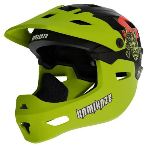 Kask KAMIKAZE Ronin Zielony Full Face (rozmiar L)