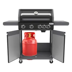 Grill gazowy YATO YG-20010 14.5 kW 68 x 42 cm