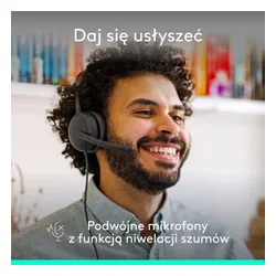 Słuchawki LOGITECH Zone Wired 2 Przewodowe, Nauszne, ANC Grafitowy