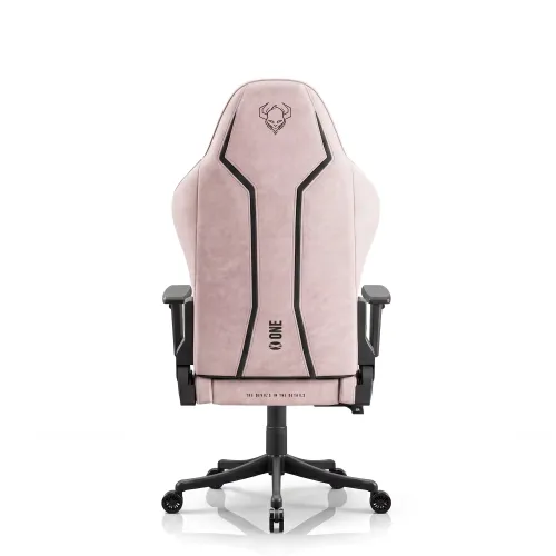 Fotel Diablo Chairs X-One 2.0 Small Akira Pink Gamingowy do 90kg Tkanina Czarno-Różowy