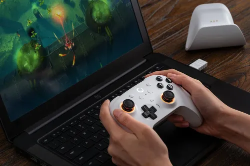 Pad 8BitDo Ultimate 2 Bluetooth Controller do Nintendo Switch / Switch 2 Bezprzewodowy Biały