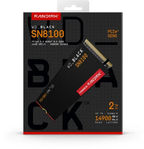 Dysk SANDISK WD Black SN8100 2TB SSD