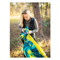 Hamak turystyczny ENO DoubleNest Print Hammock - boulder/melon